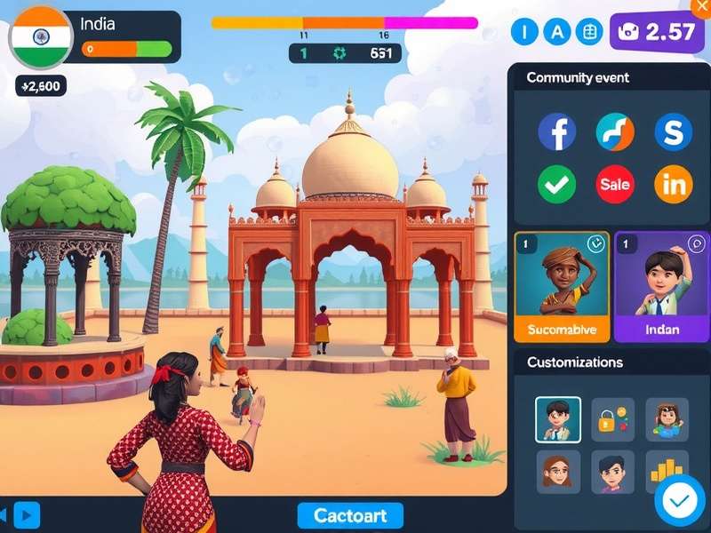 Creative Sparks India technical interface showing customization options